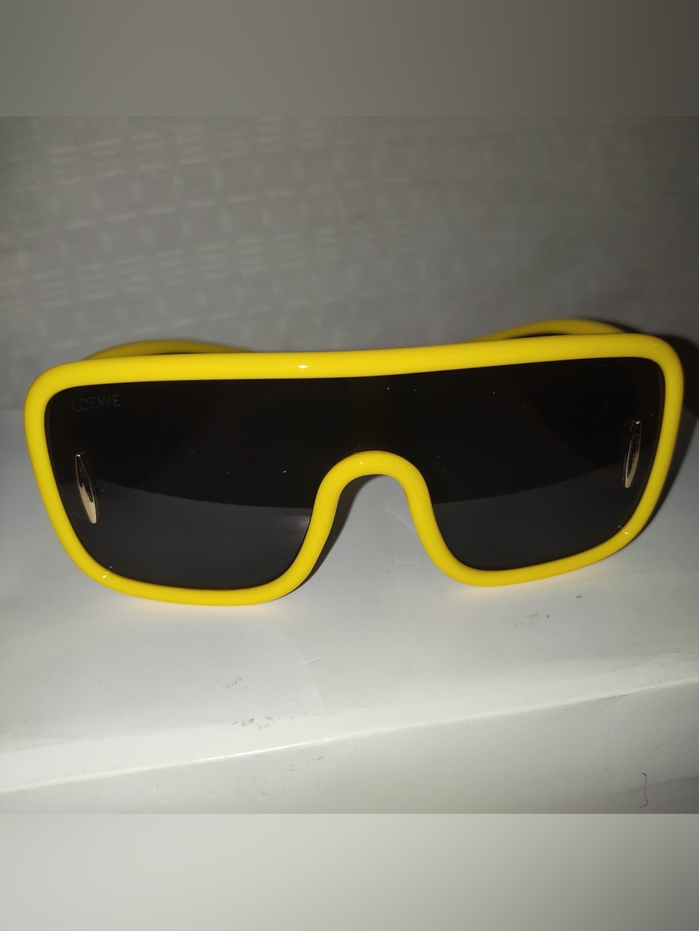 Loewe Bright Yellow Frame Sunglasses with Black Detail
